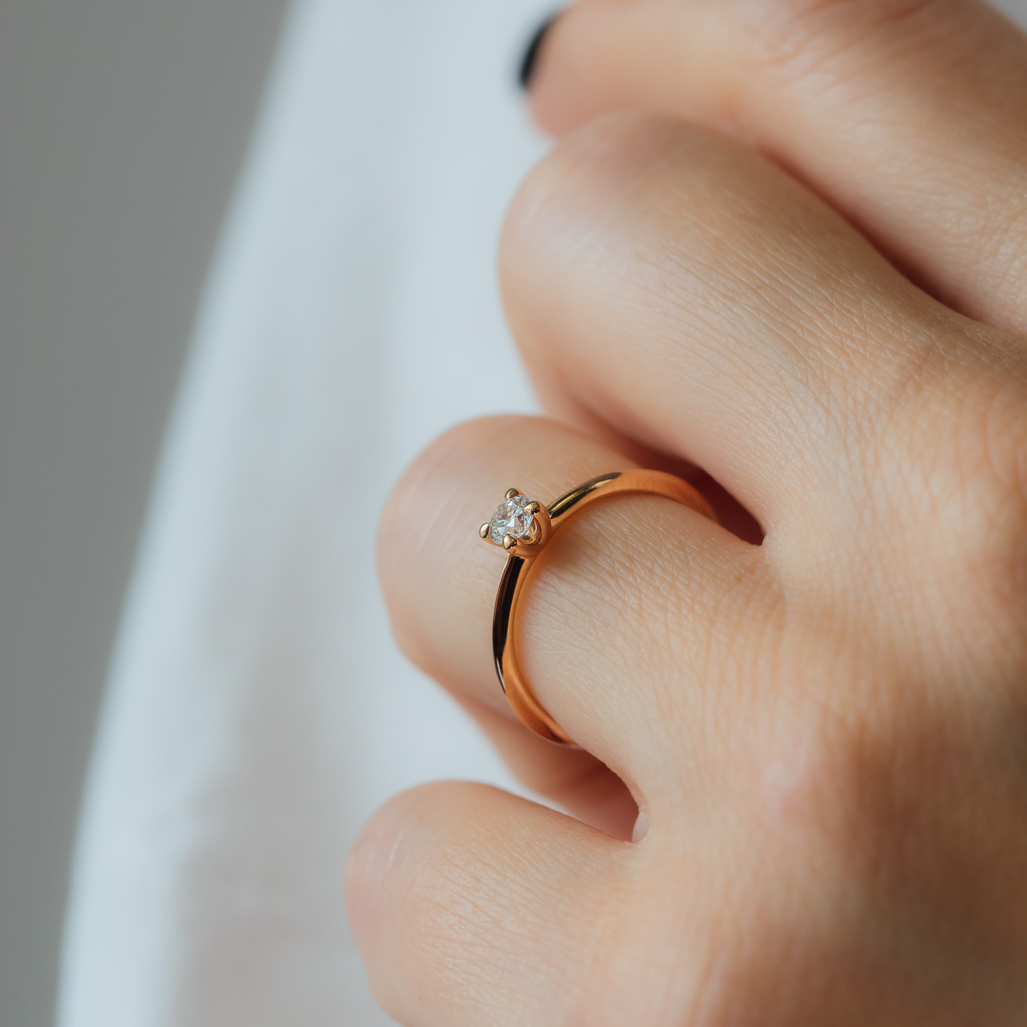 Custom 3 Stone Morganite Ring | Olivia Ewing